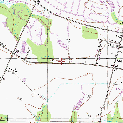 Topographic Map of School Number 5 (historical), MD