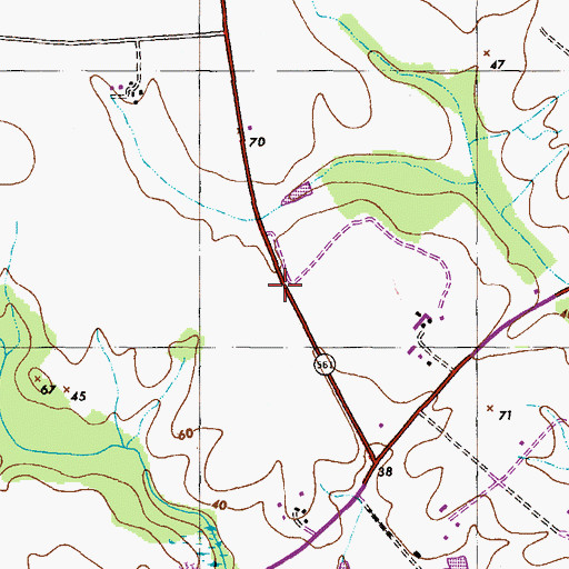 Topographic Map of School Number 6 (historical), MD