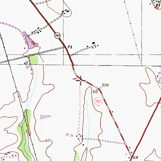 Topographic Map of School Number 6 (historical), MD