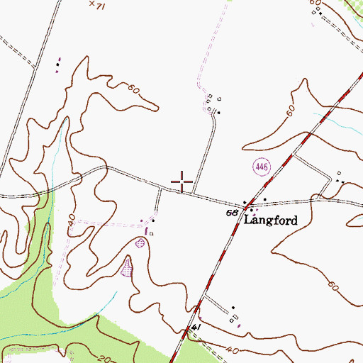 Topographic Map of School Number 6 (historical), MD