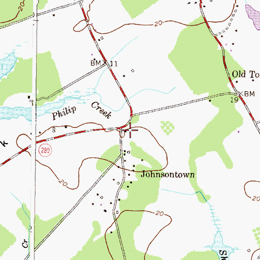 Topographic Map of School Number 7 (historical), MD