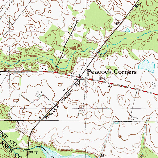 Topographic Map of School Number 7 (historical), MD
