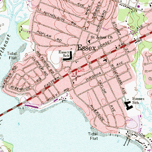 Topographic Map of Church of the Open Bible, MD