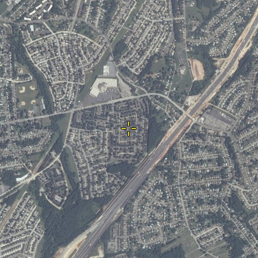 Aerial/Satellite Image of Garden Village Park, MD