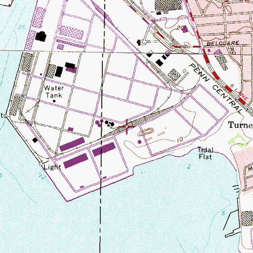 Topographic Map of Turner School (historical), MD