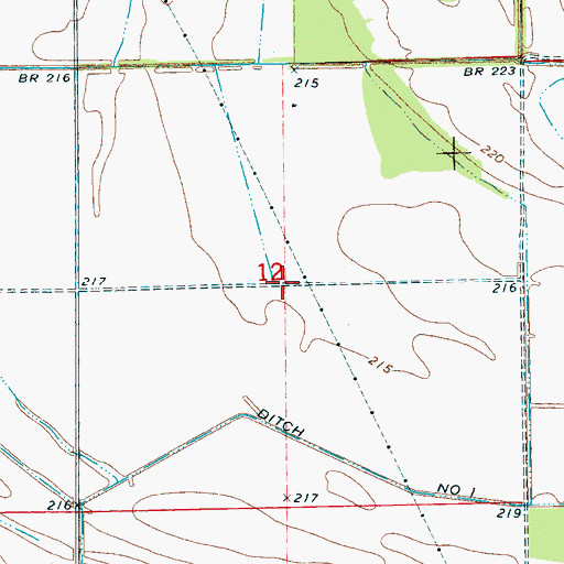 Topographic Map of New Bethel Church (historical), AR
