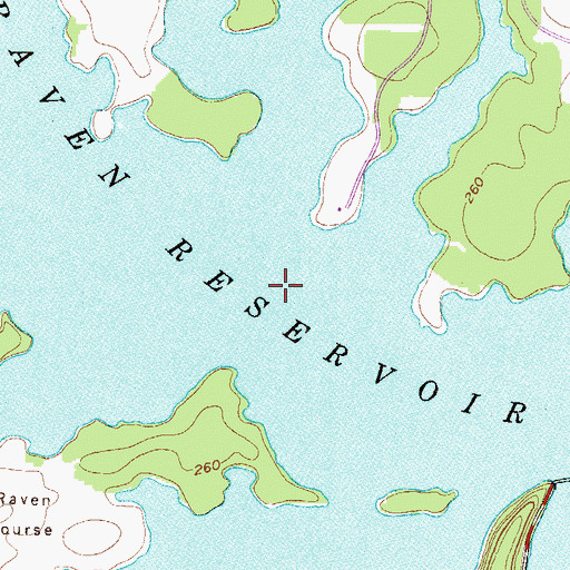 Topographic Map of Meredith Bridge (historical), MD