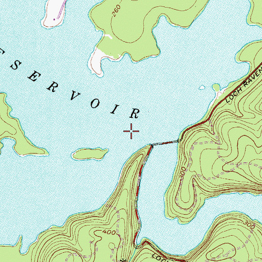 Topographic Map of Peterson Run (historical), MD