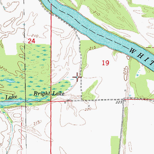 Topographic Map of Calhoun Place (historical), AR