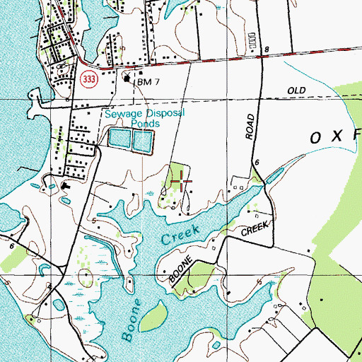 Topographic Map of Bonfield, MD