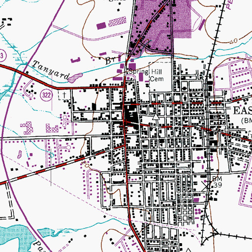 Topographic Map of Church of God, MD