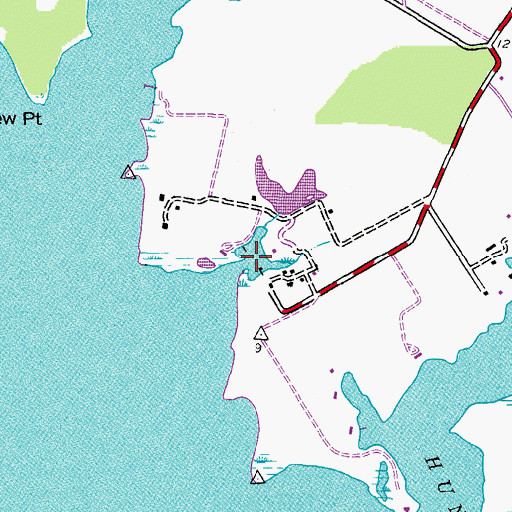 Topographic Map of Darmands Creek, MD