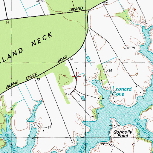Topographic Map of Dream Landing Farm, MD