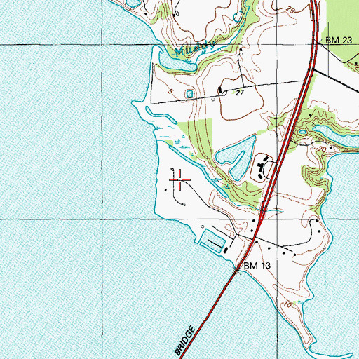 Topographic Map of Ferry Point, MD