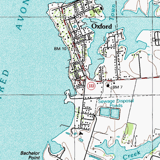 Topographic Map of Holy Trinity Church, MD