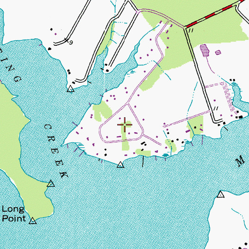 Topographic Map of Ingleton, MD