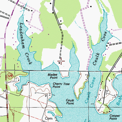 Topographic Map of Indian Harbor, MD