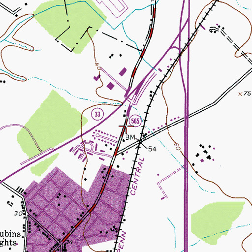 Topographic Map of Lighthouse Academy, MD