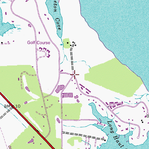 Topographic Map of Quail Hollow, MD