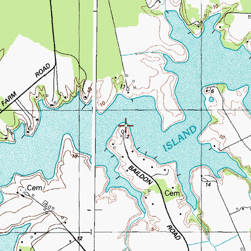 Topographic Map of Rattlesnake Point, MD