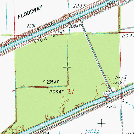 Topographic Map of Singer Forest Natural Heritage Area, AR