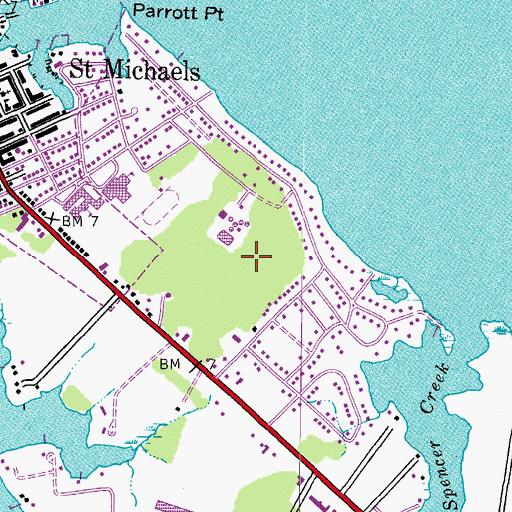 Topographic Map of Rio Vista, MD