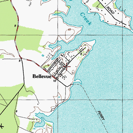 Topographic Map of Saint Luke Methodist Episcopal Church (historical), MD