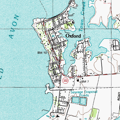 Topographic Map of Saint Pauls Pilgrim Holiness Church, MD