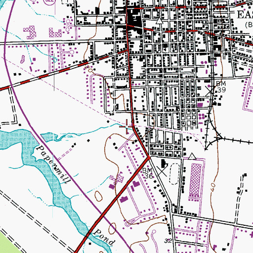 Topographic Map of Third Haven Meeting Burial Ground, MD