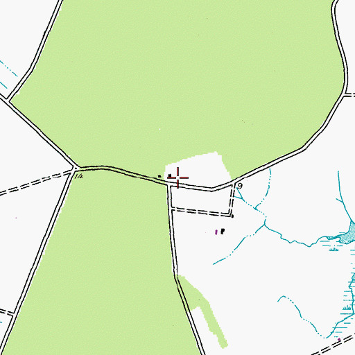 Topographic Map of Todds Corner, MD