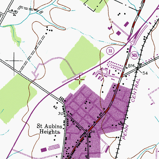 Topographic Map of Tots Park, MD
