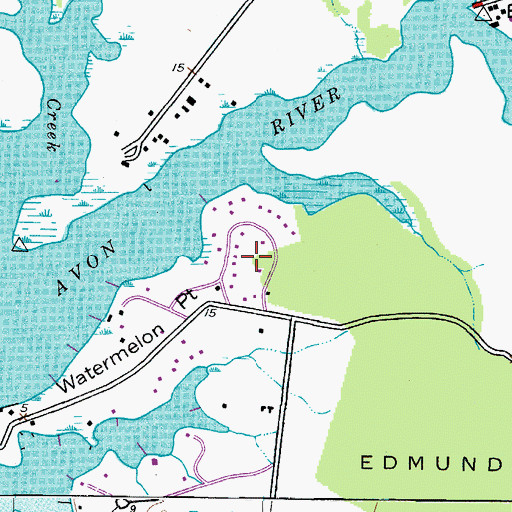 Topographic Map of Waverly, MD