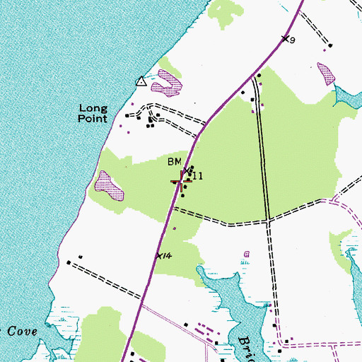 Topographic Map of Wittman School (historical), MD