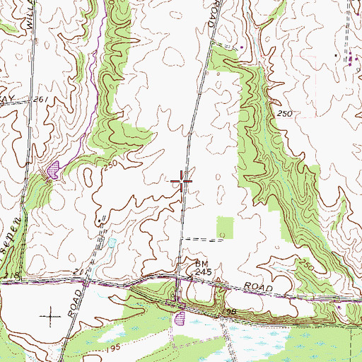 Topographic Map of Potomac Polo Club, MD