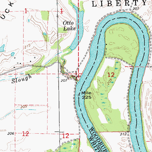 Topographic Map of McDougal Place, AR