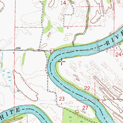 Topographic Map of Goad Place (historical), AR