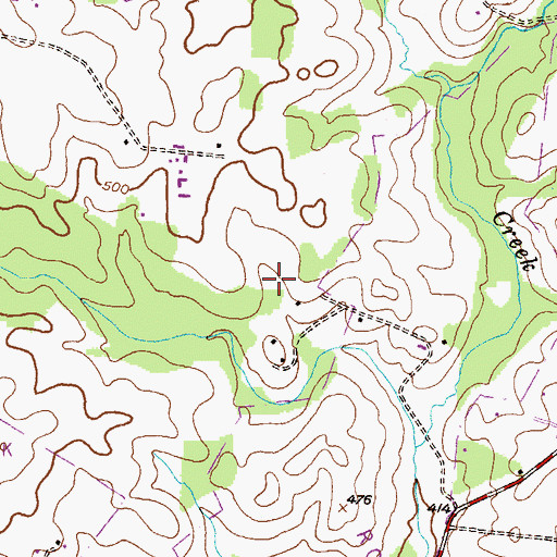 Topographic Map of Lindbergh Center Business Park, MD