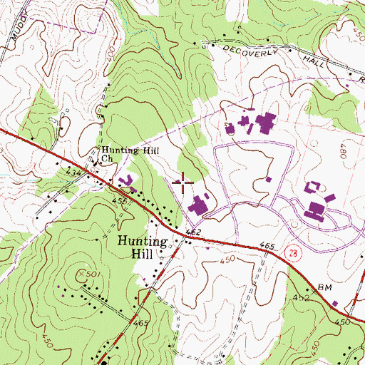 Topographic Map of Rockville Fire Station Training Academy Company 27, MD