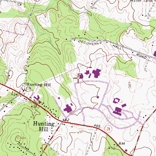 Topographic Map of Noyes Children Center, MD
