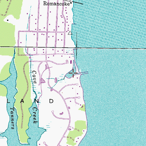 Topographic Map of North Pond, MD