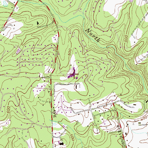 Topographic Map of Bais Yaakov School for Girls, MD