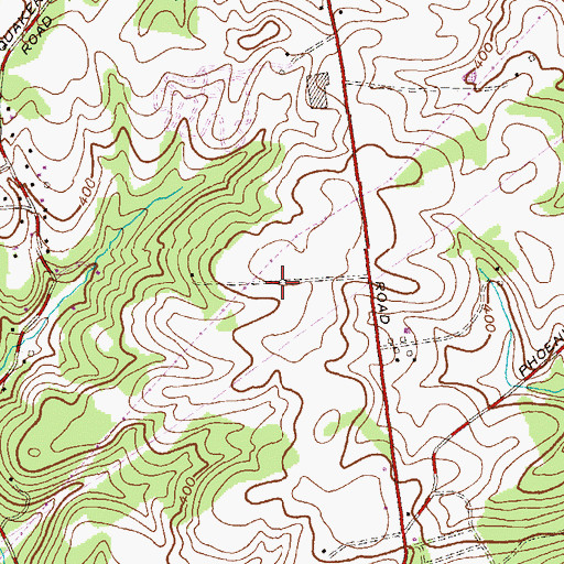 Topographic Map of Loveton Business Center, MD