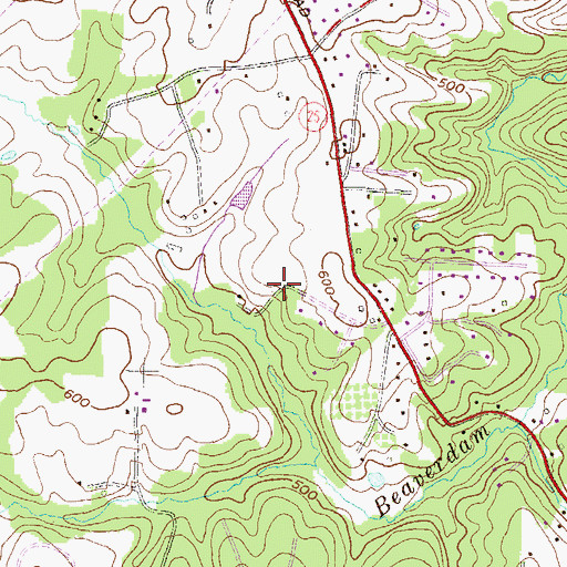 Topographic Map of Morrisville, MD