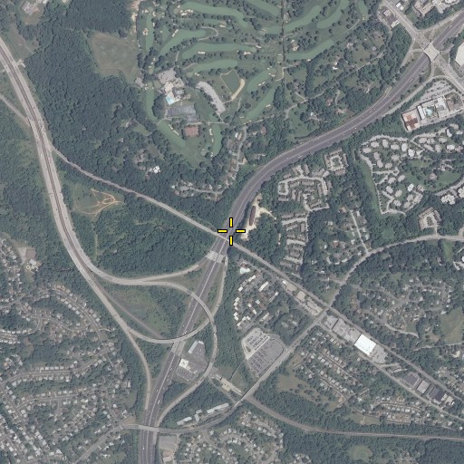Aerial/Satellite Image of Roslyn Station, MD