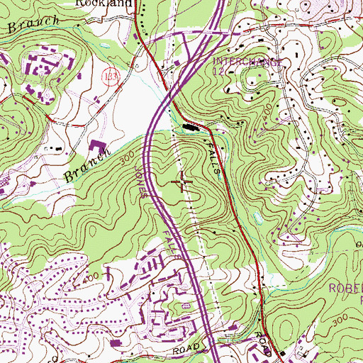 Topographic Map of Sorrento Run, MD