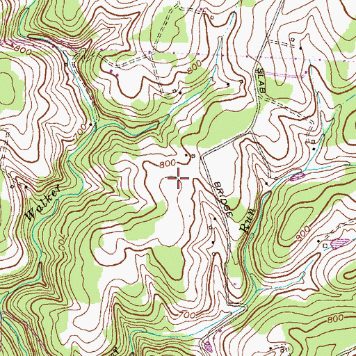 Topographic Map of Timberbrook Farm, MD