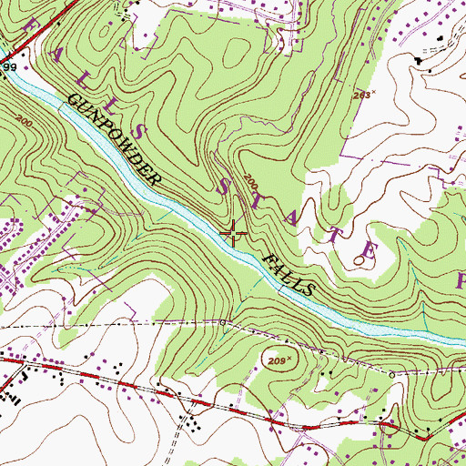 Topographic Map of Broad Run, MD