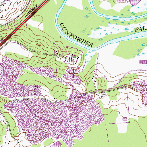 Topographic Map of Days Cove Pit, MD