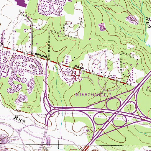 Topographic Map of Tarton Hill, MD