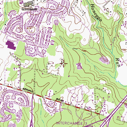 Topographic Map of Tremper Farm, MD